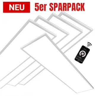 5er SPARPACK LED Panel 105x30cm, Tuya Smart, WiFi, dimmbar
