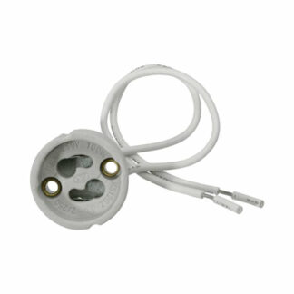 Büroleuchten GU10-Fassung, Fassung mit Drähten, GU10 max. 50W, 230V