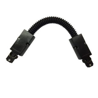 LED Bürolampe 3 Phasen Flex-Verbinder 230V, schwarz